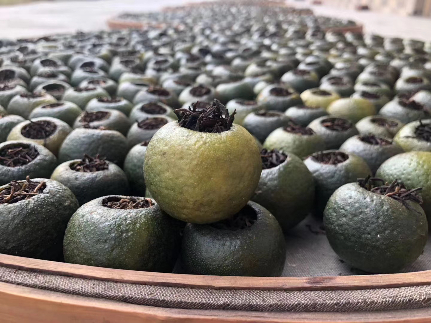 Xiaoqinggan young green mandarin